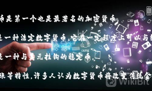 数字货币是指以数字形式存在的货币，其价值可以在网上进行交易和转移。与传统的纸币和硬币不同，数字货币通常不依托于物理形态，而是基于网络和数字技术。常见的数字货币包括比特币、以太坊和其他加密货币，它们利用去中心化技术，如区块链，来实现交易和价值转移。

数字货币可以分为几类：

1. **加密货币**：这是最广为人知的一类数字货币，它利用加密技术来确保交易的安全性和控制新币的生成。比特币是第一个也是最著名的加密货币。

2. **法定数字货币**：这些是由国家或中央银行发行的数字形式的法定货币。例如，中国的数字人民币（DC/EP）就是一种法定数字货币，它在一定程度上可以与纸币和硬币直接替代。

3. **稳定币**：这类数字货币通常与某种资产（如美元或黄金）挂钩，以保持其价值的稳定。例如，Tether（USDT）就是一种与美元挂钩的稳定币。

数字货币作为一个新兴领域，正在快速发展，并受到全球各国的关注与调节。由于其具有的去中心化、透明及即时转账等特性，许多人认为数字货币将改变传统金融体系的运作方式。