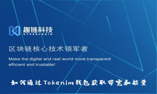 如何通过Tokenim钱包获取带宽和能量